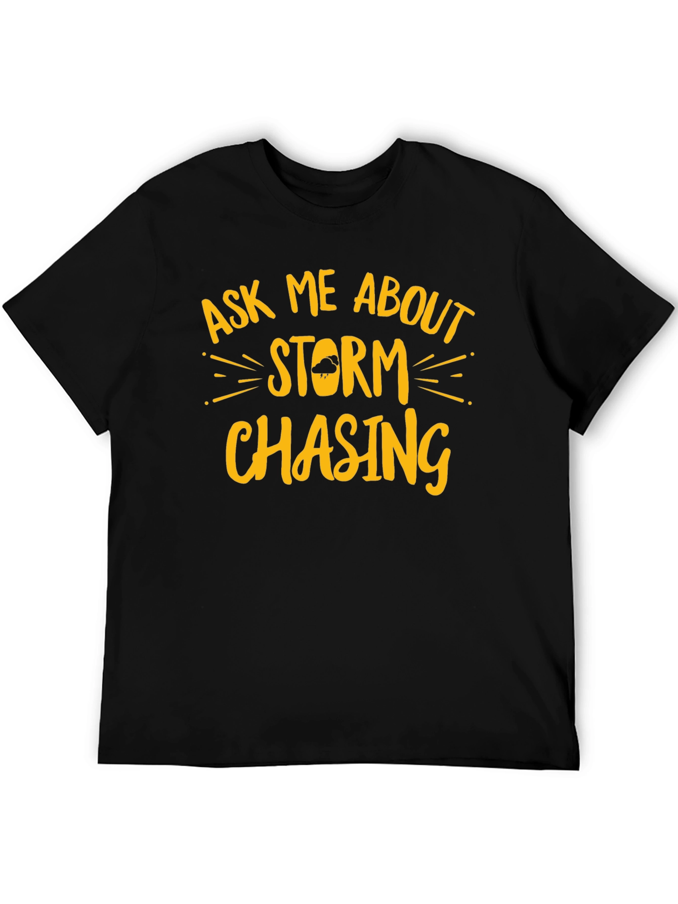 Storm Chasing Graphic T-Shirt - Black
