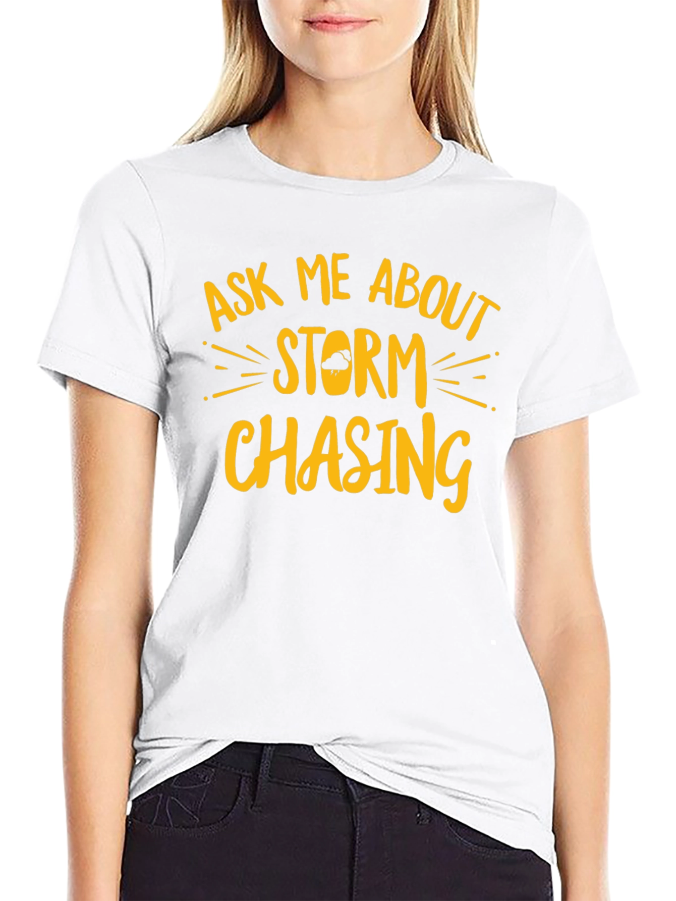 Storm Chasing Graphic T-Shirt - Black