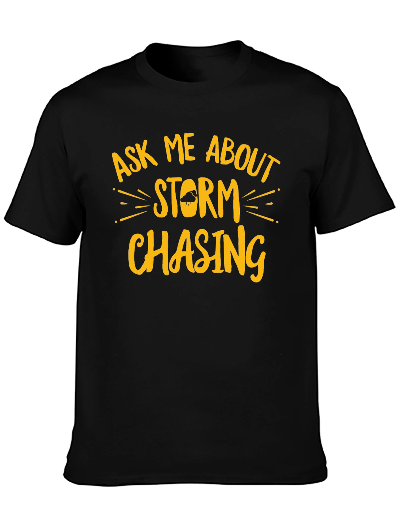 Storm Chasing Graphic T-Shirt - Black