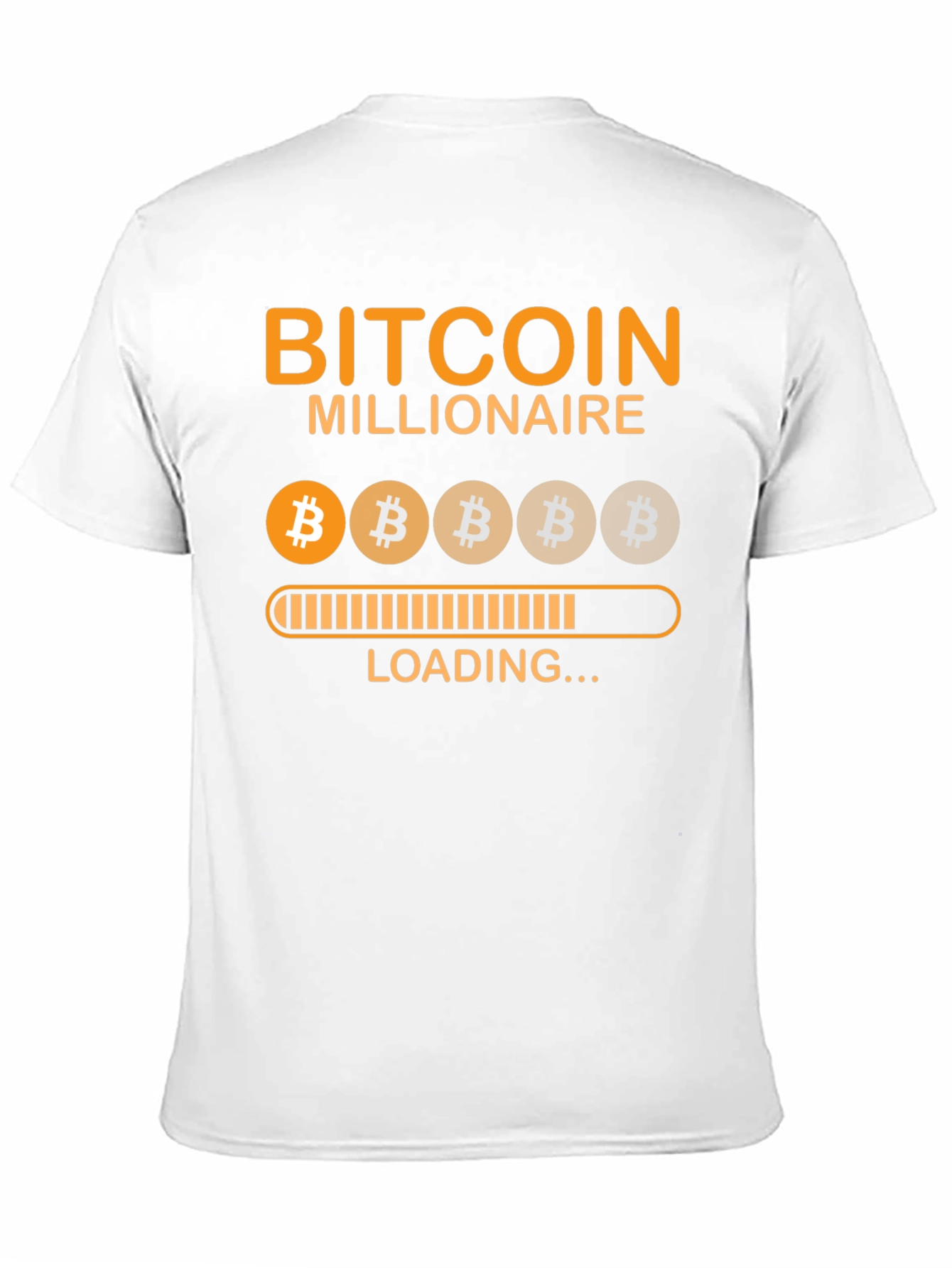Bitcoin Millionaire Loading Graphic T-Shirt