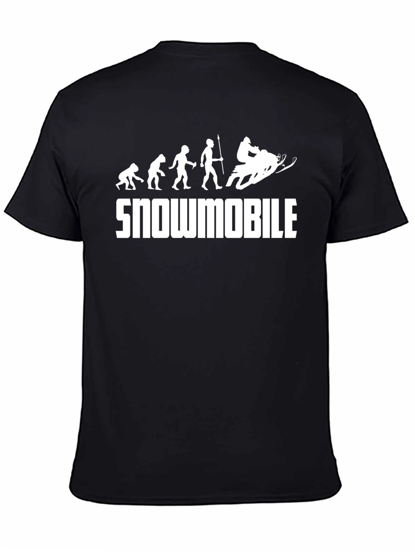Snowmobile Evolution Graphic T-Shirt