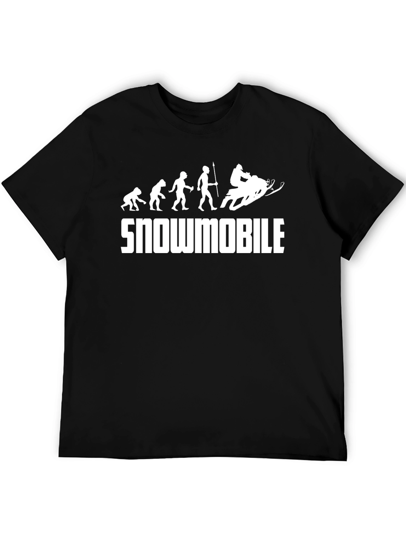 Snowmobile Evolution Graphic T-Shirt