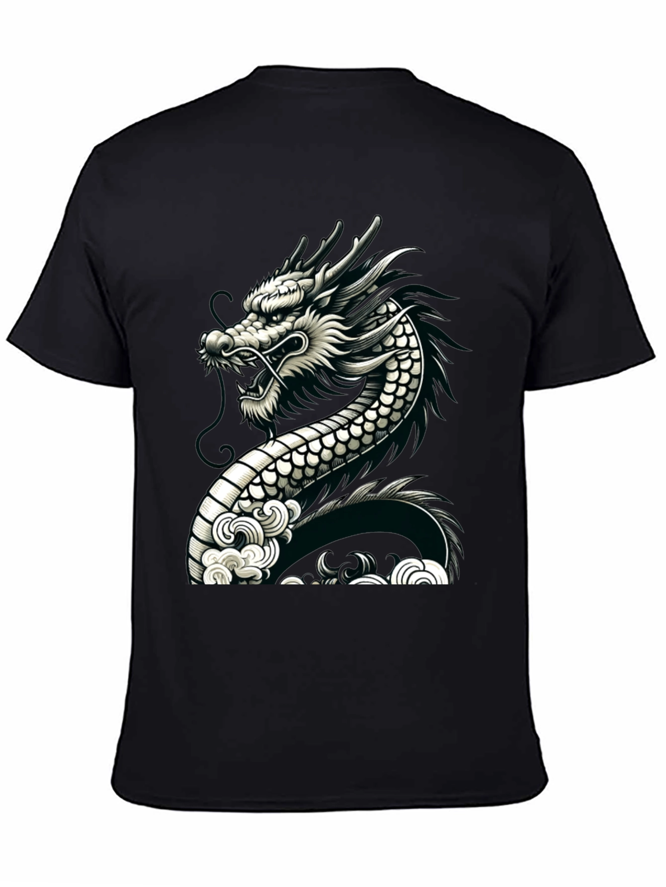 Dragon Graphic Black Tee