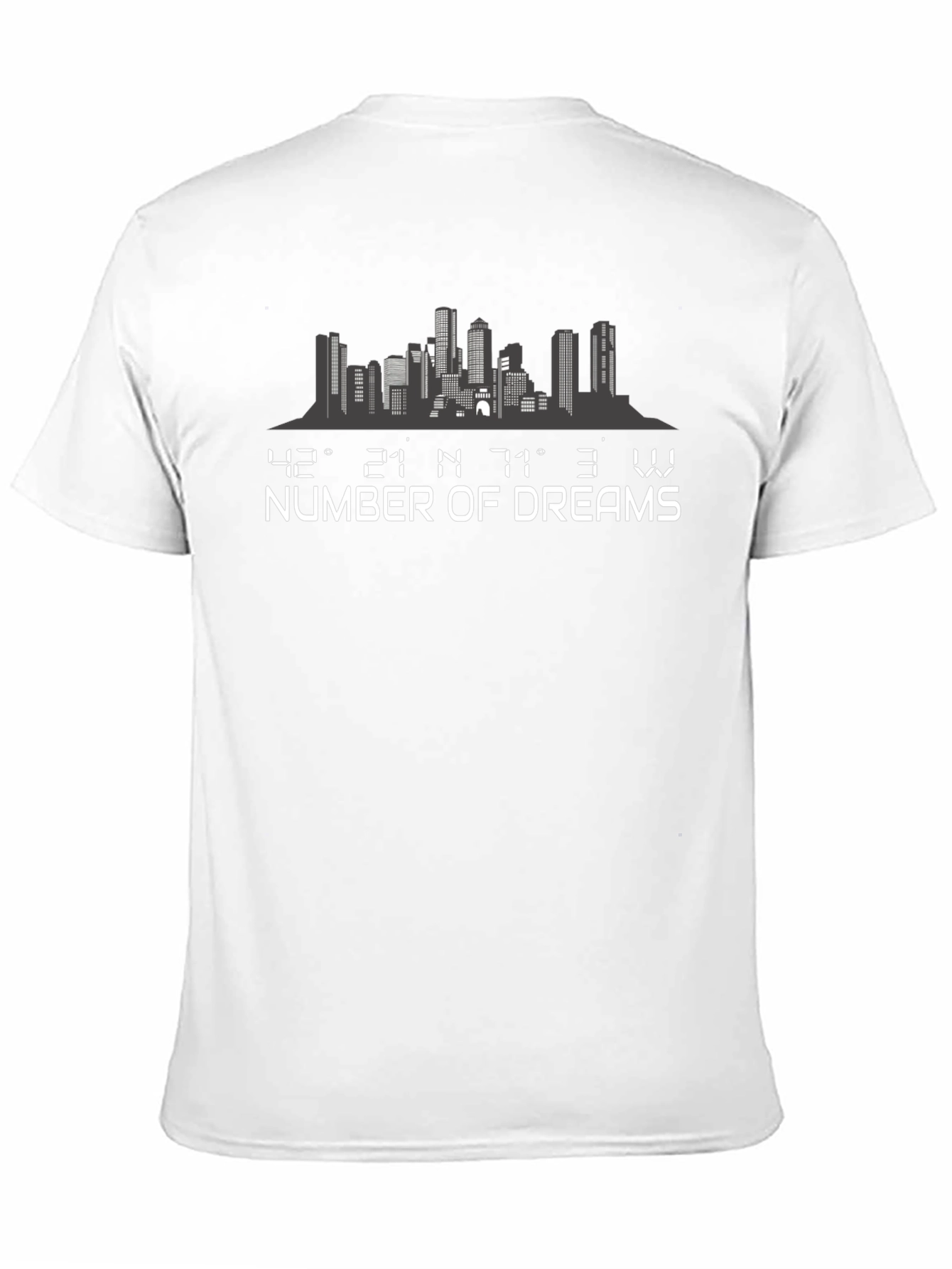 Cityscape Number of Dreams Black T-Shirt