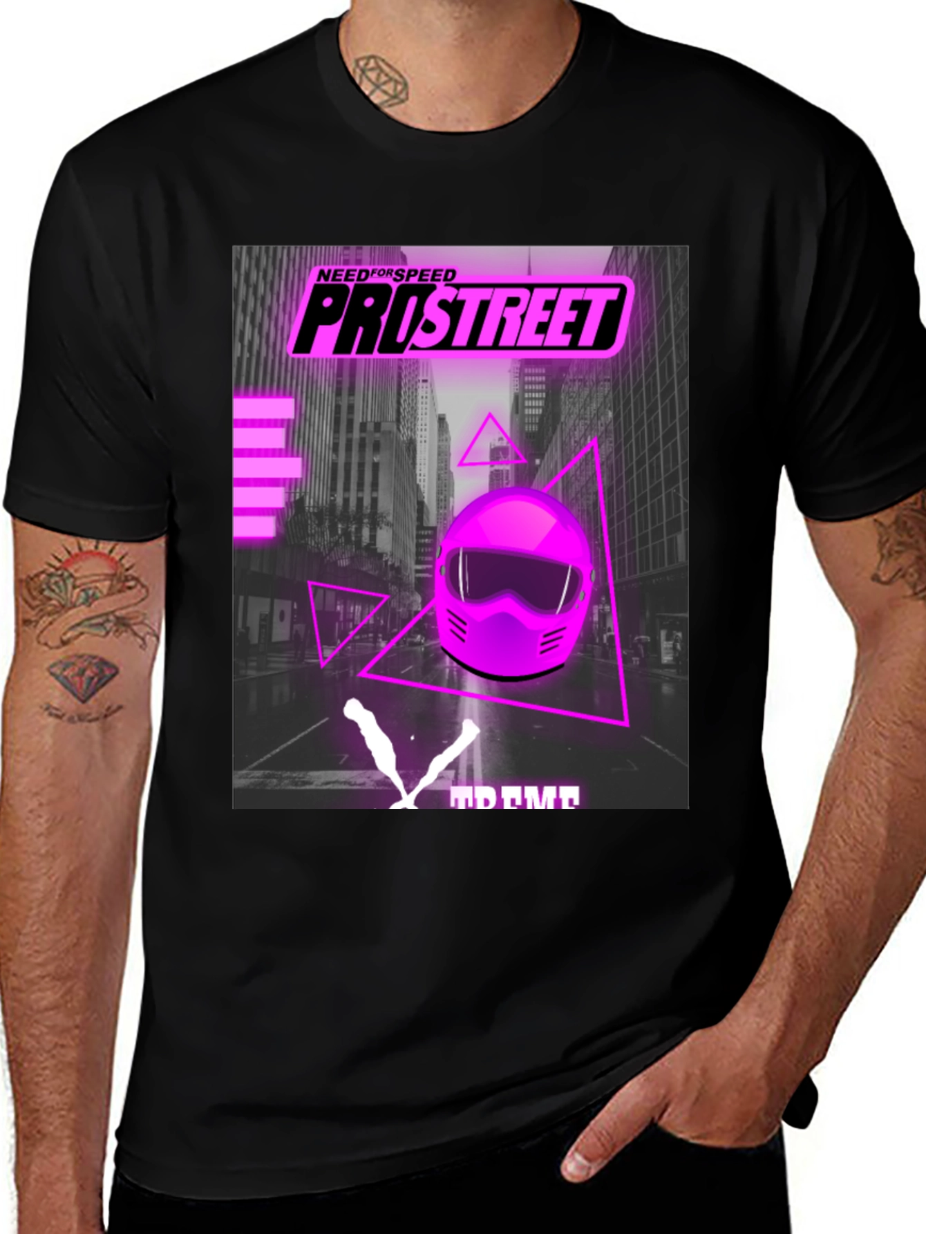 Need for Speed Prostreet Black Graphic Tee