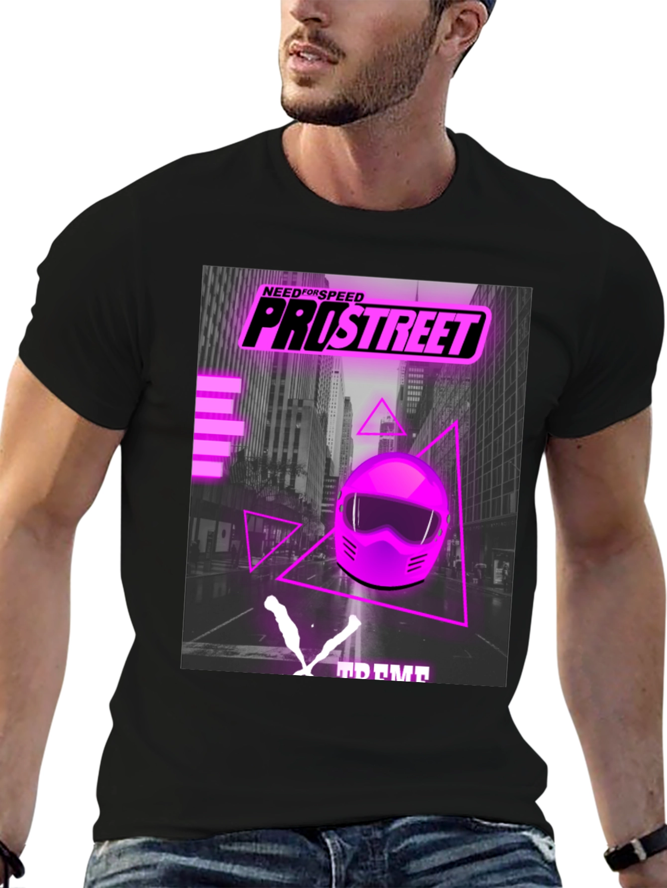 Need for Speed Prostreet Black Graphic Tee