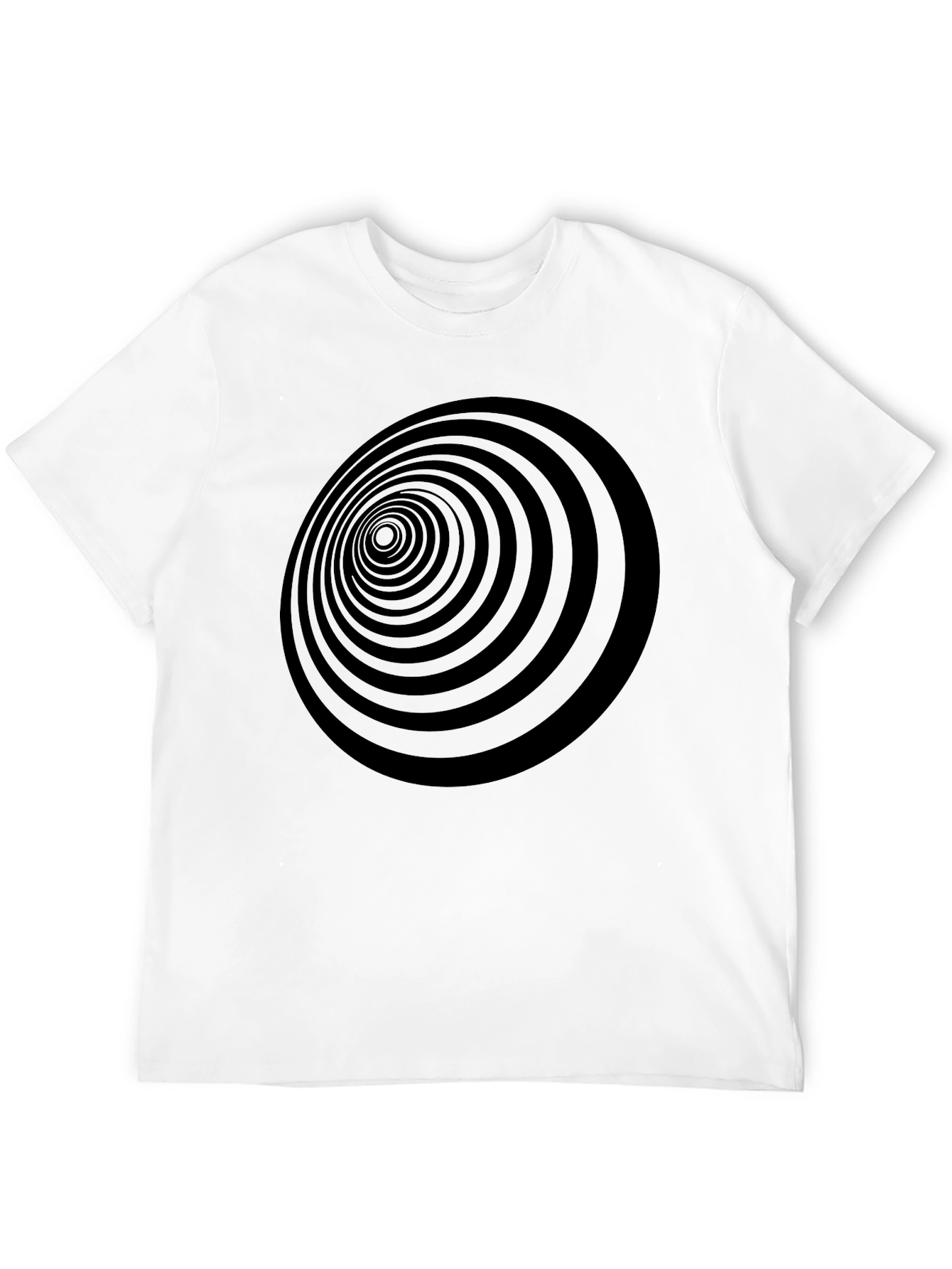 Hypnotic Circle Black T-Shirt - Mens Graphic Tee