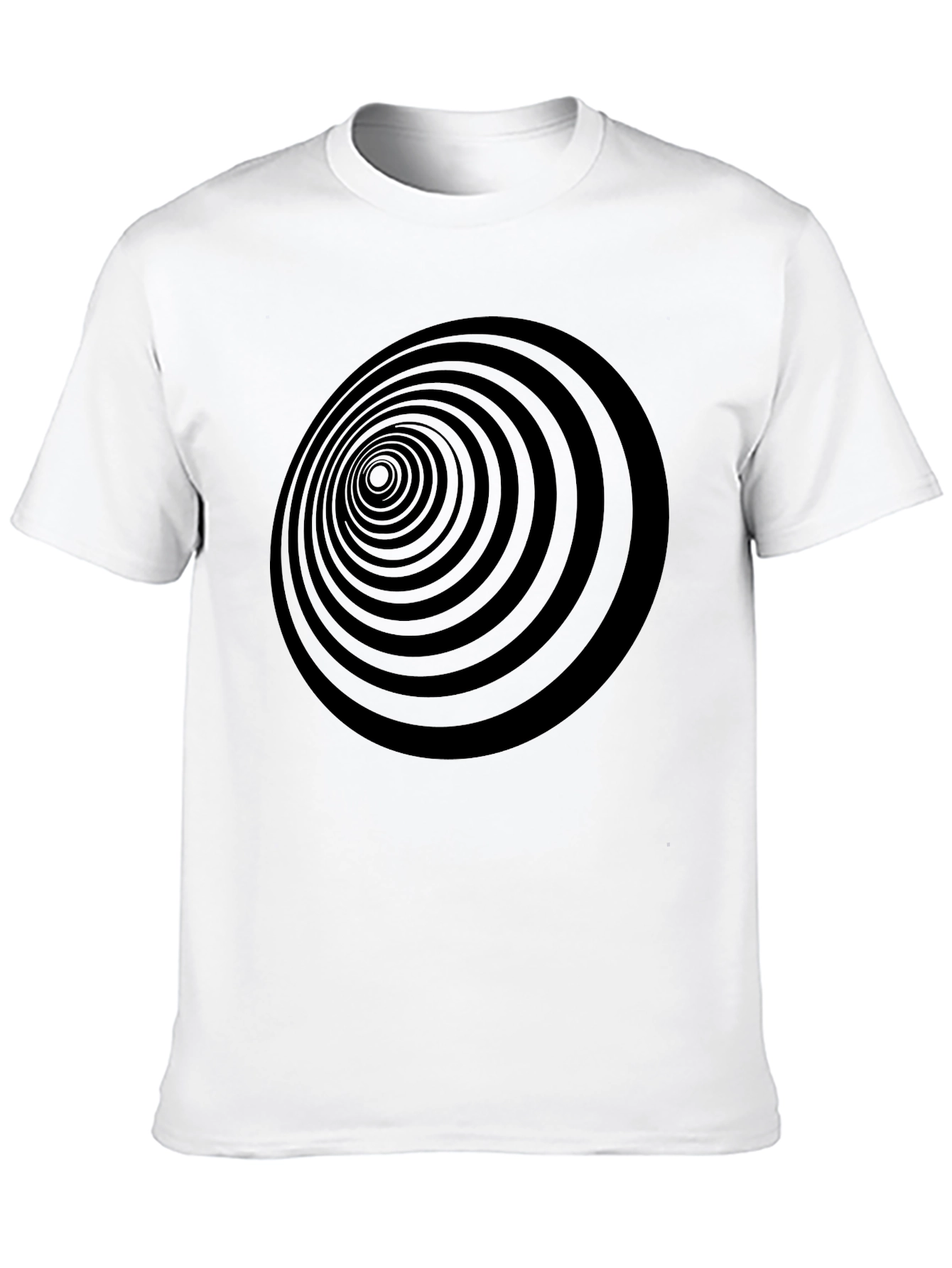 Hypnotic Circle Black T-Shirt - Mens Graphic Tee
