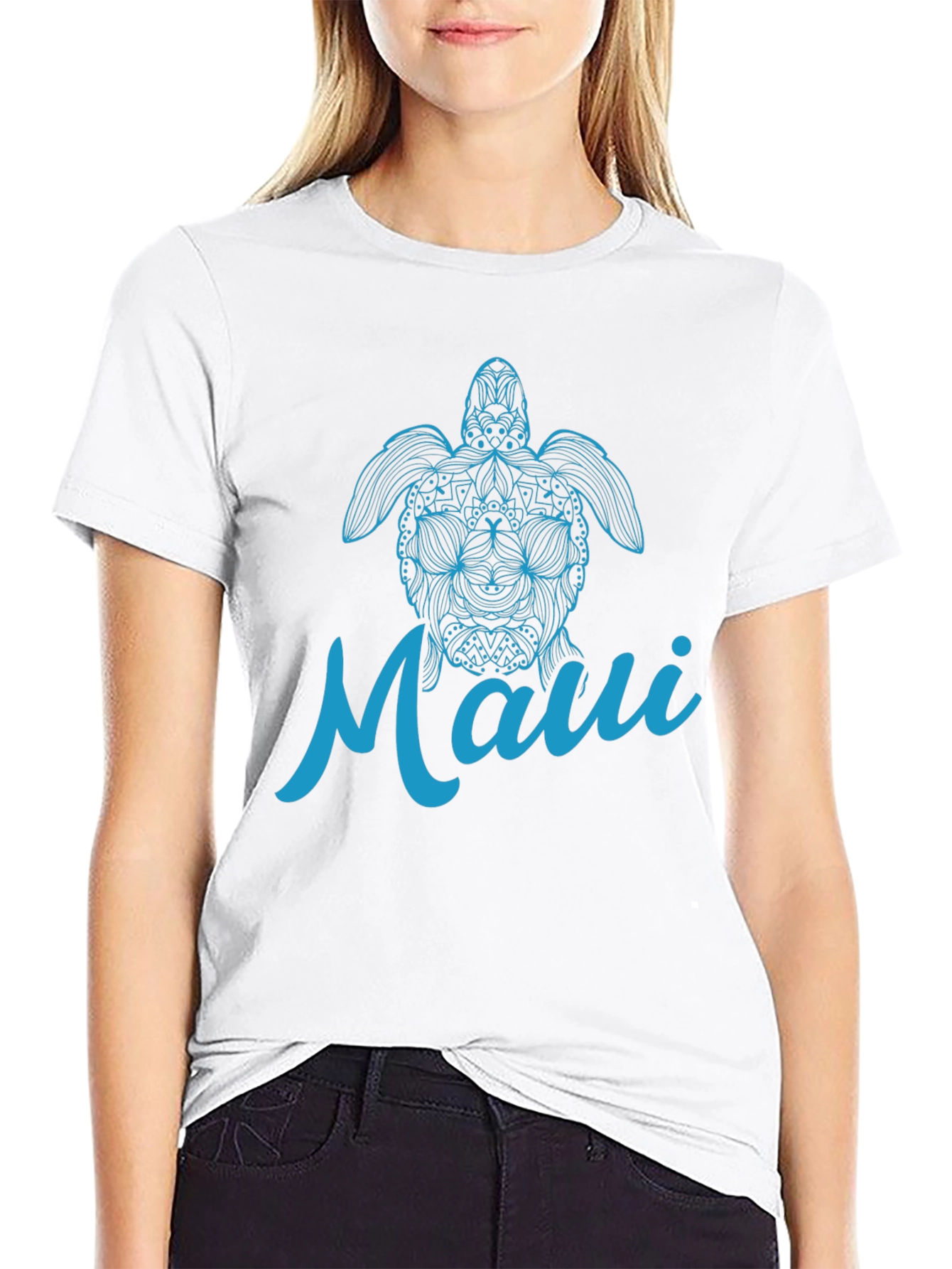 Maui Turtle Graphic T-Shirt - Casual Comfort
