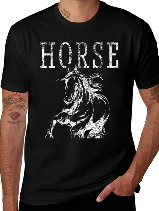 Black Horse Graphic Tee