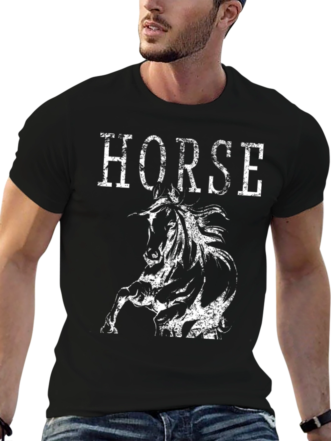 Black Horse Graphic Tee