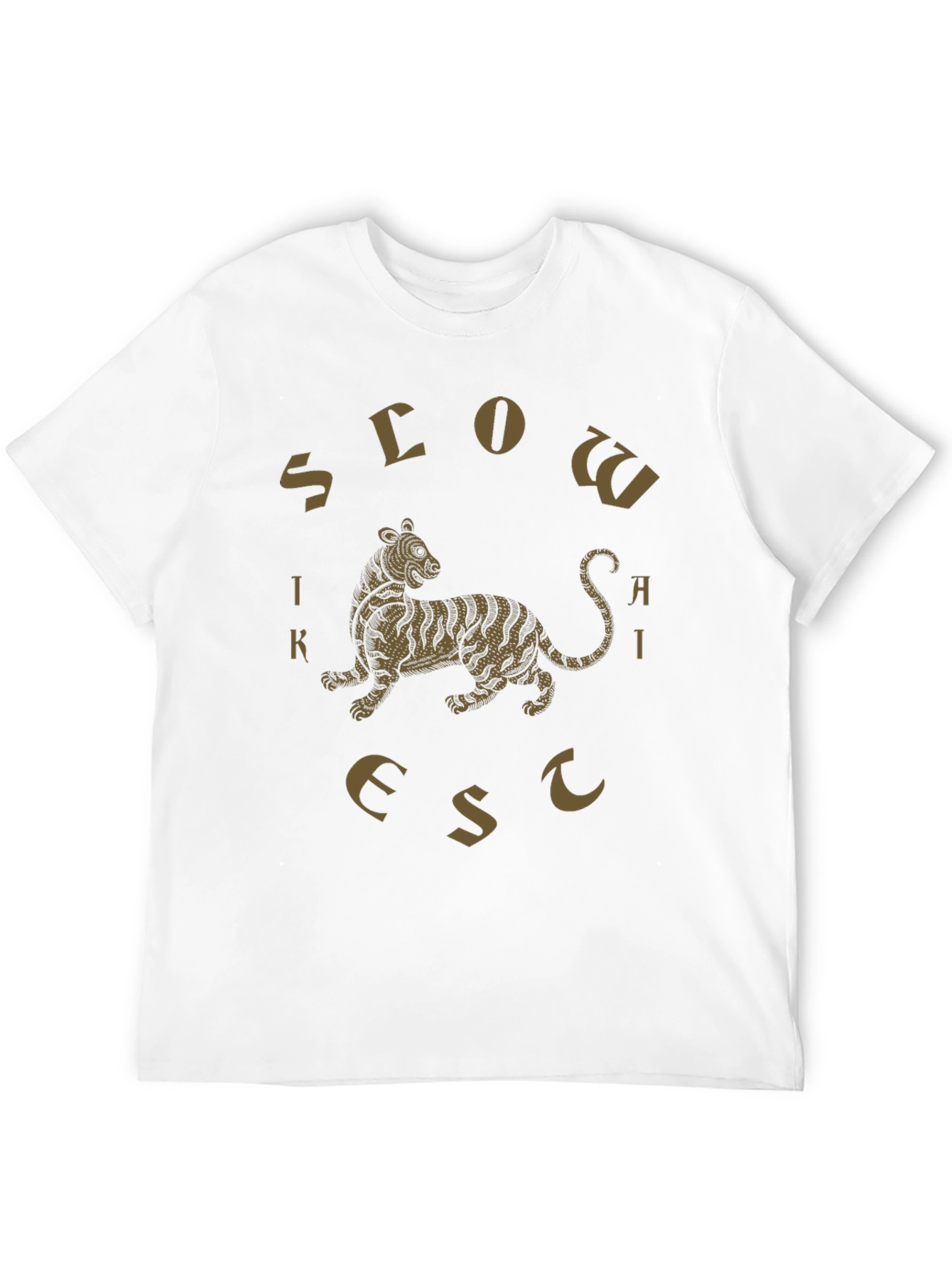 Slow Like Thai Tiger Graphic T-Shirt