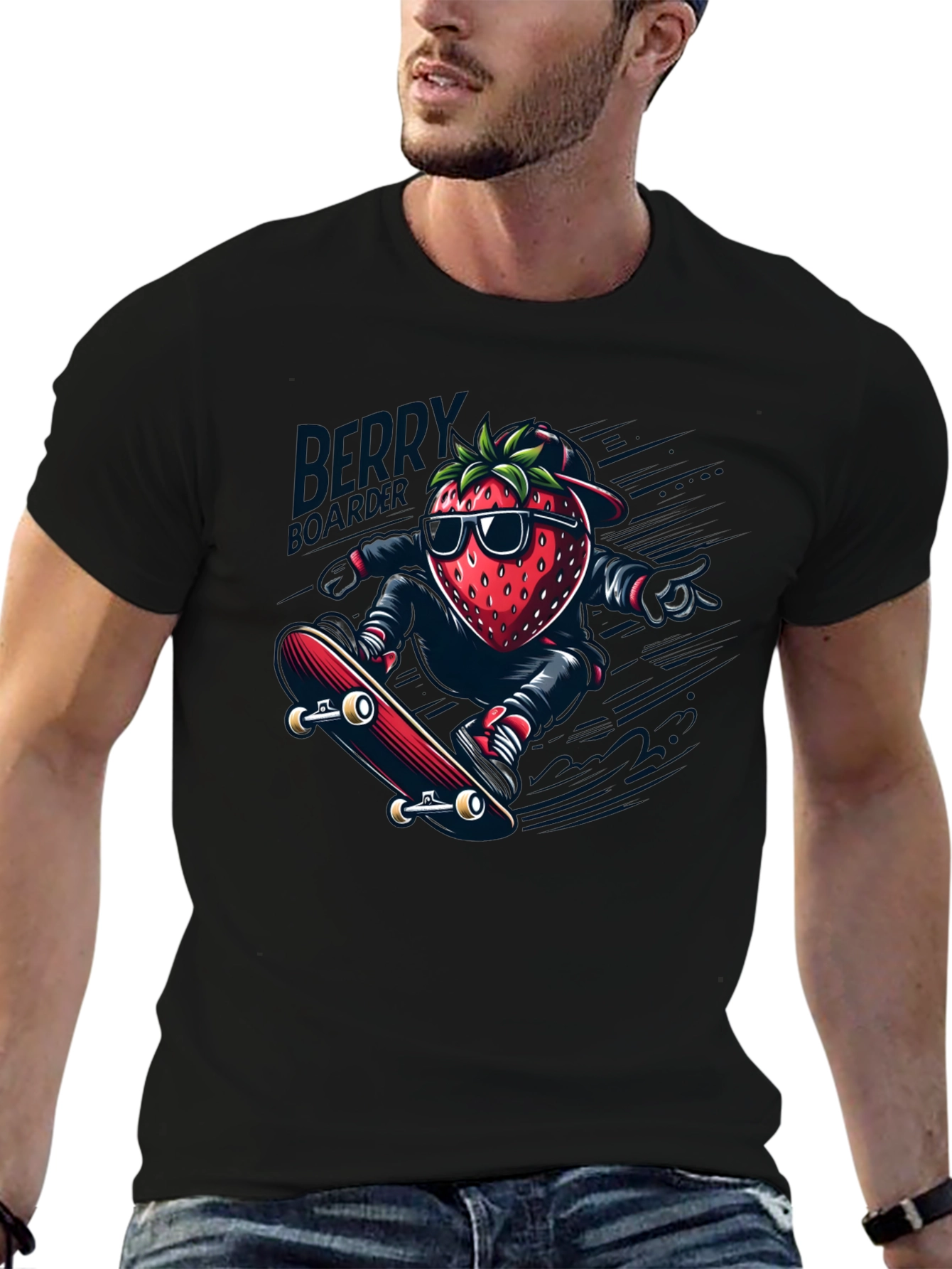 Strawberry Skateboarder T-Shirt