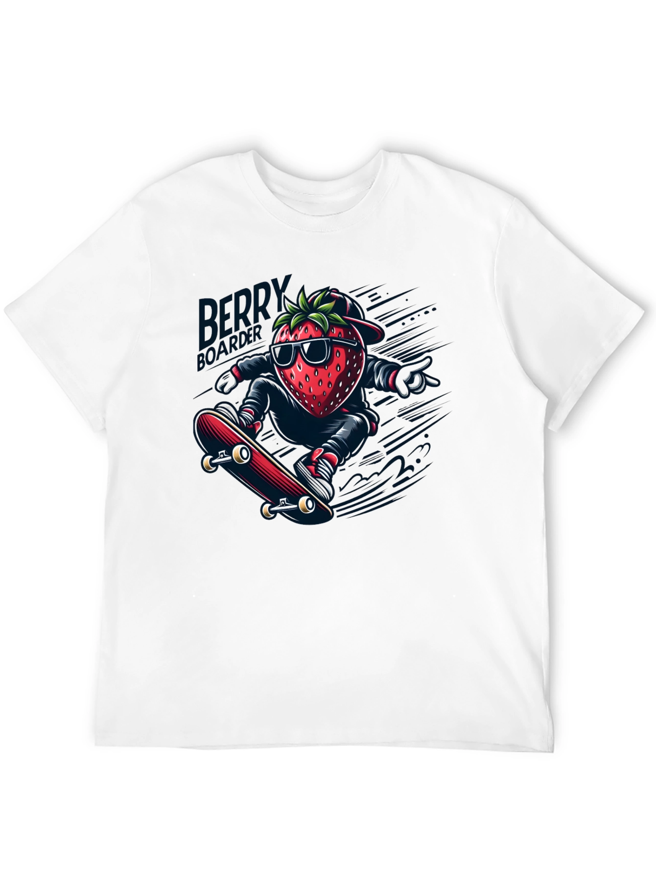 Strawberry Skateboarder T-Shirt