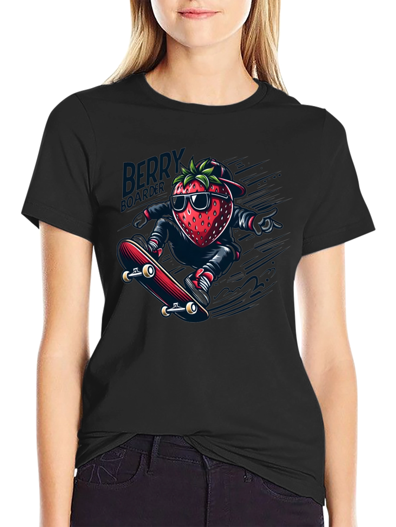 Strawberry Skateboarder T-Shirt