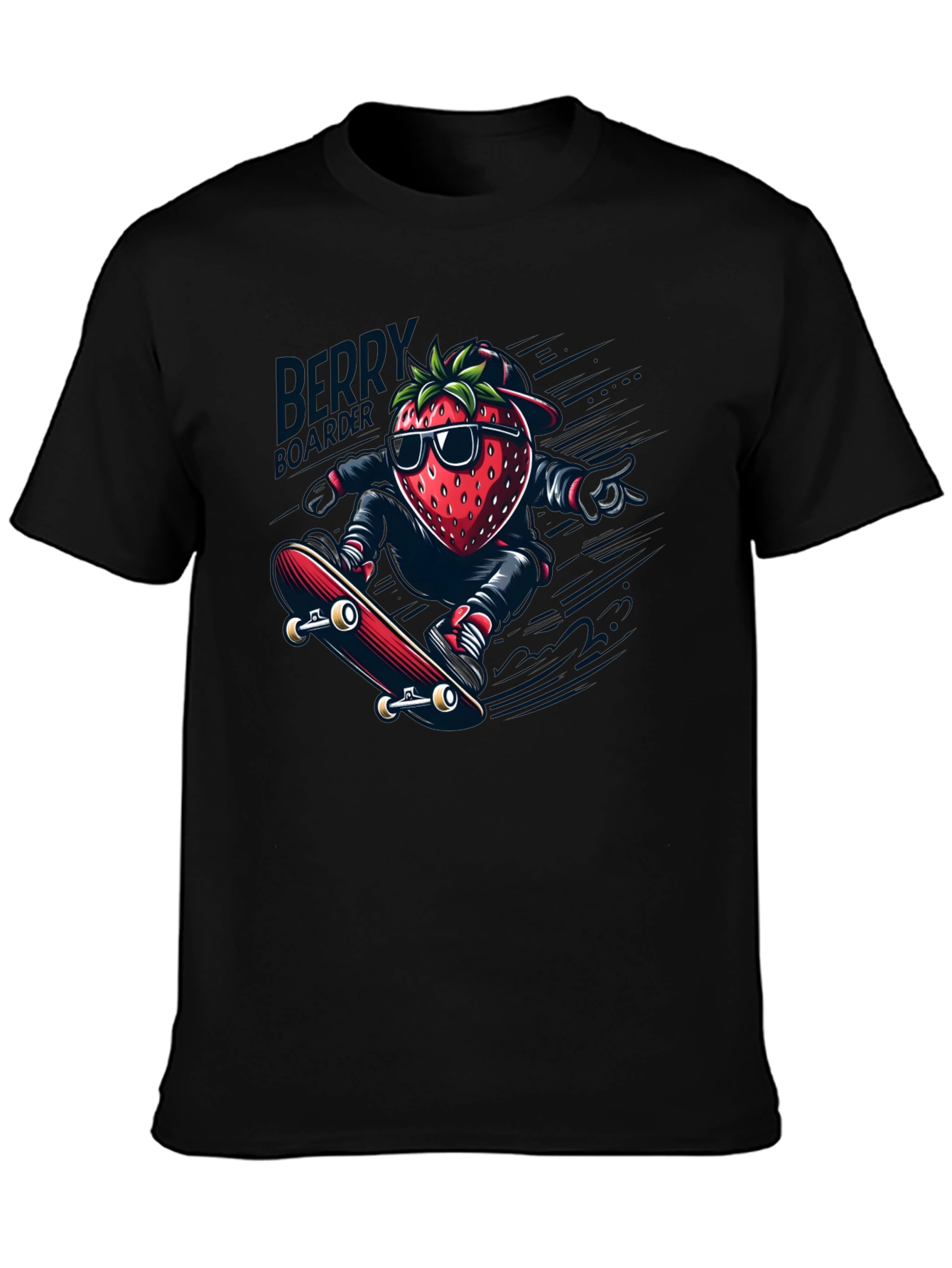 Strawberry Skateboarder T-Shirt