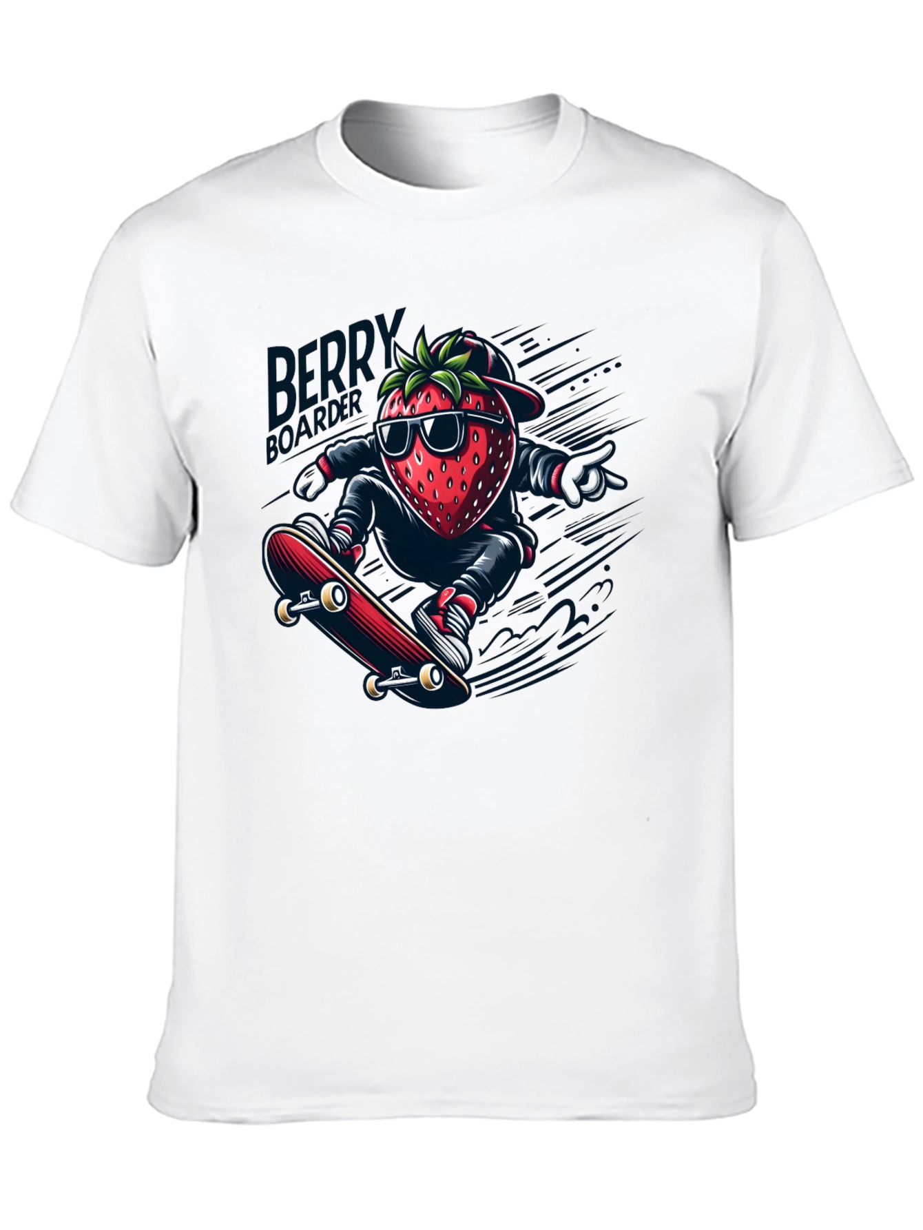 Strawberry Skateboarder T-Shirt