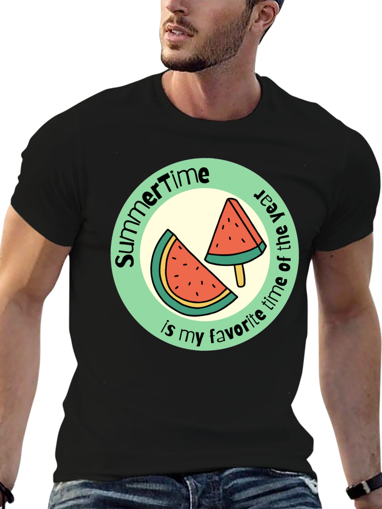 Summertime Watermelon Graphic Tee