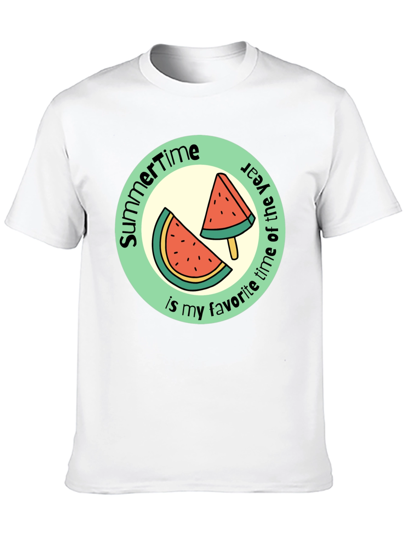 Summertime Watermelon Graphic Tee
