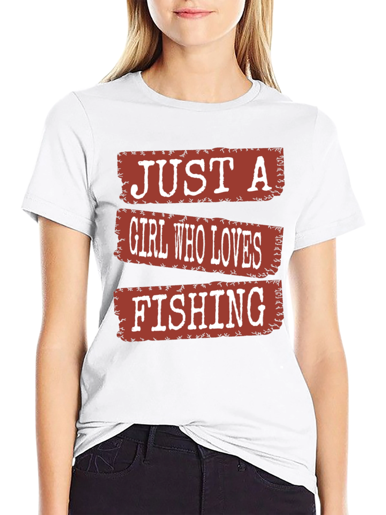 Just A Girl Who Loves Fishing T-Shirt