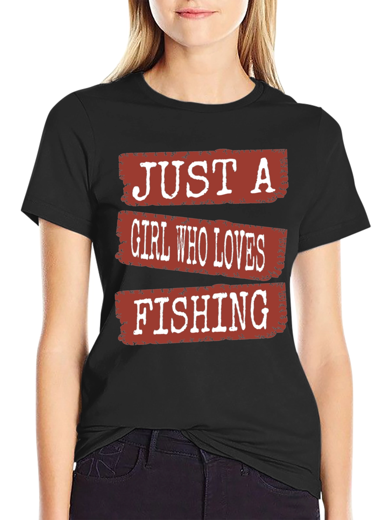 Just A Girl Who Loves Fishing T-Shirt