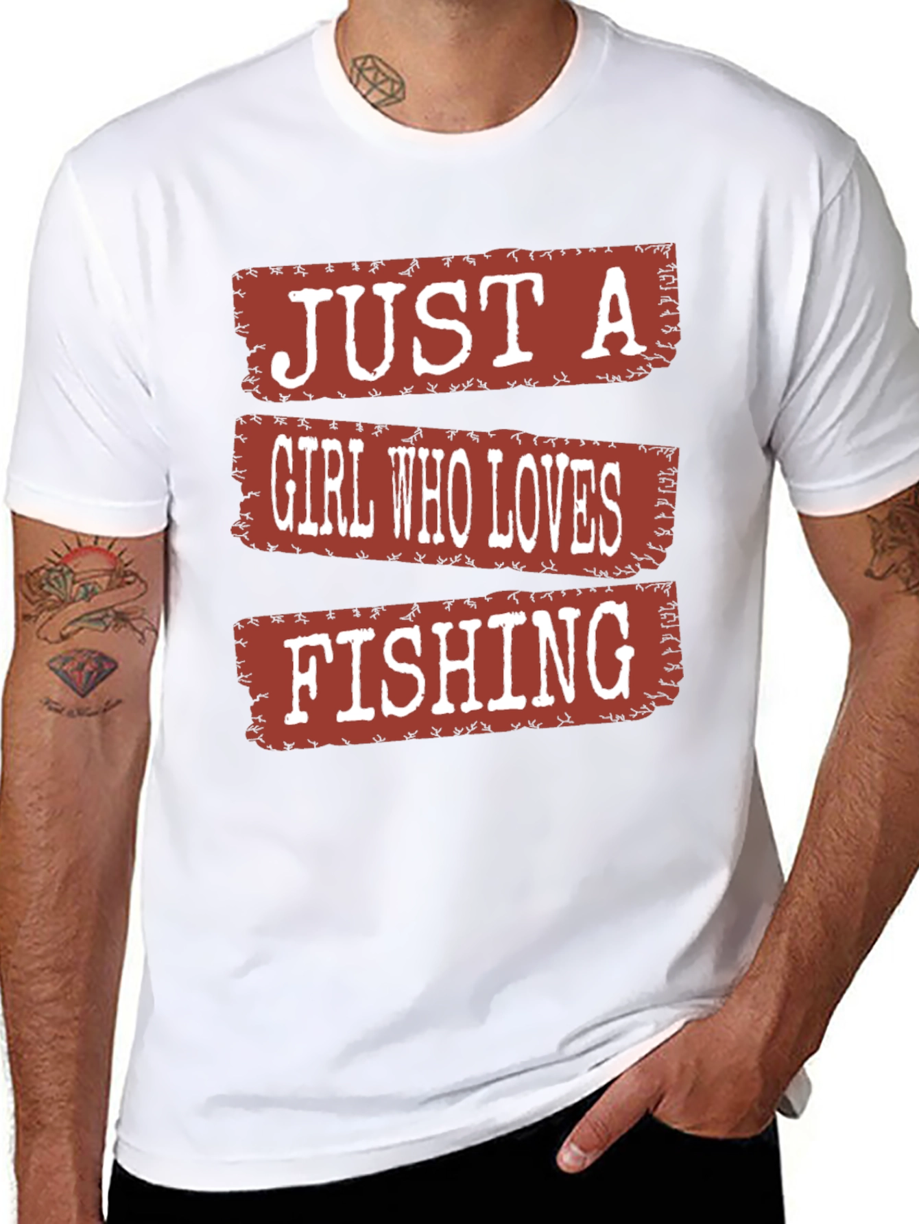Just A Girl Who Loves Fishing T-Shirt