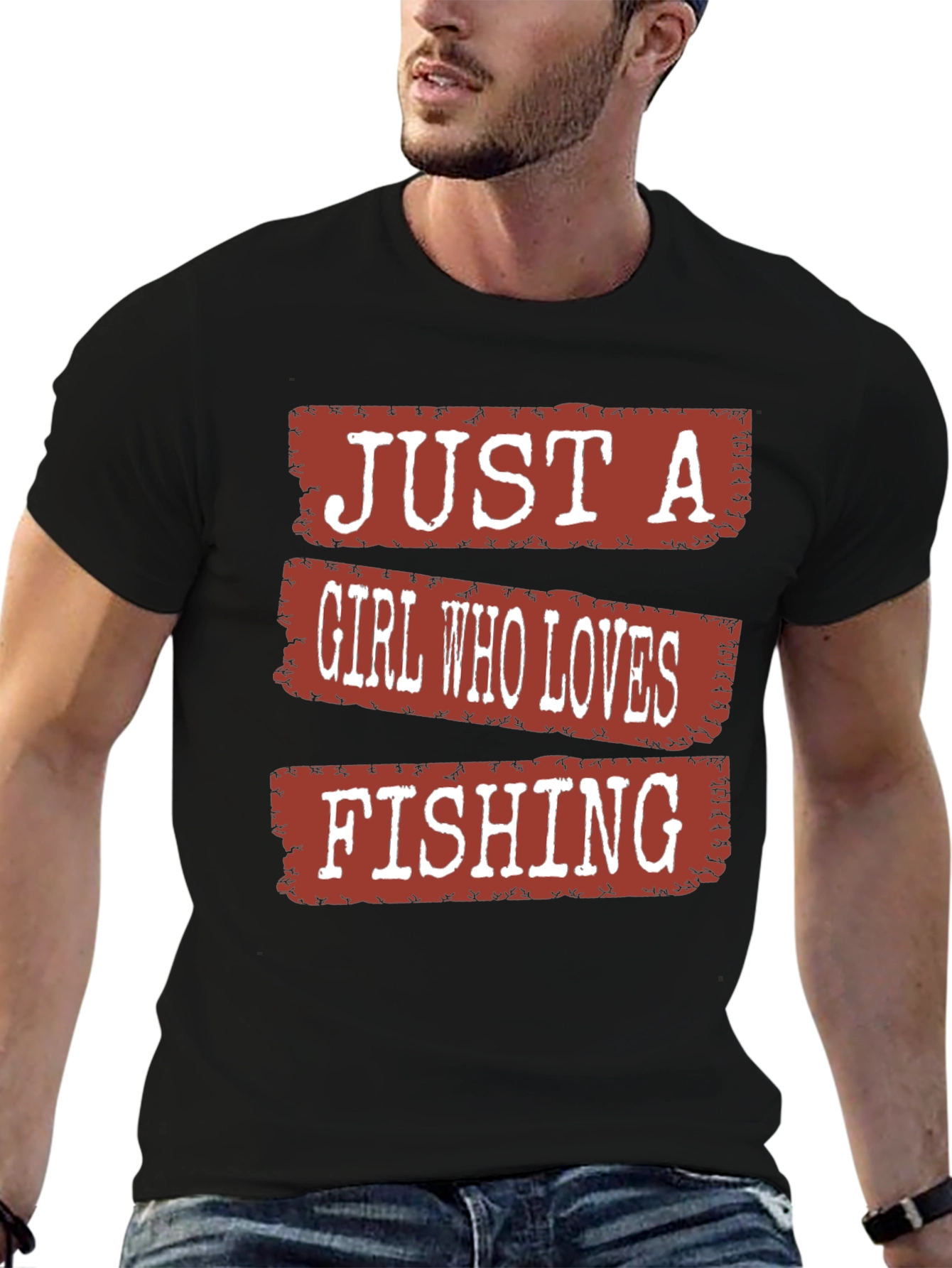 Just A Girl Who Loves Fishing T-Shirt