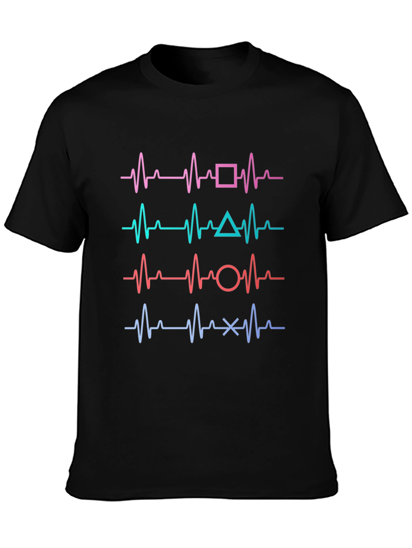 Gaming Heartbeat T-Shirt - Gamer Pulse Tee
