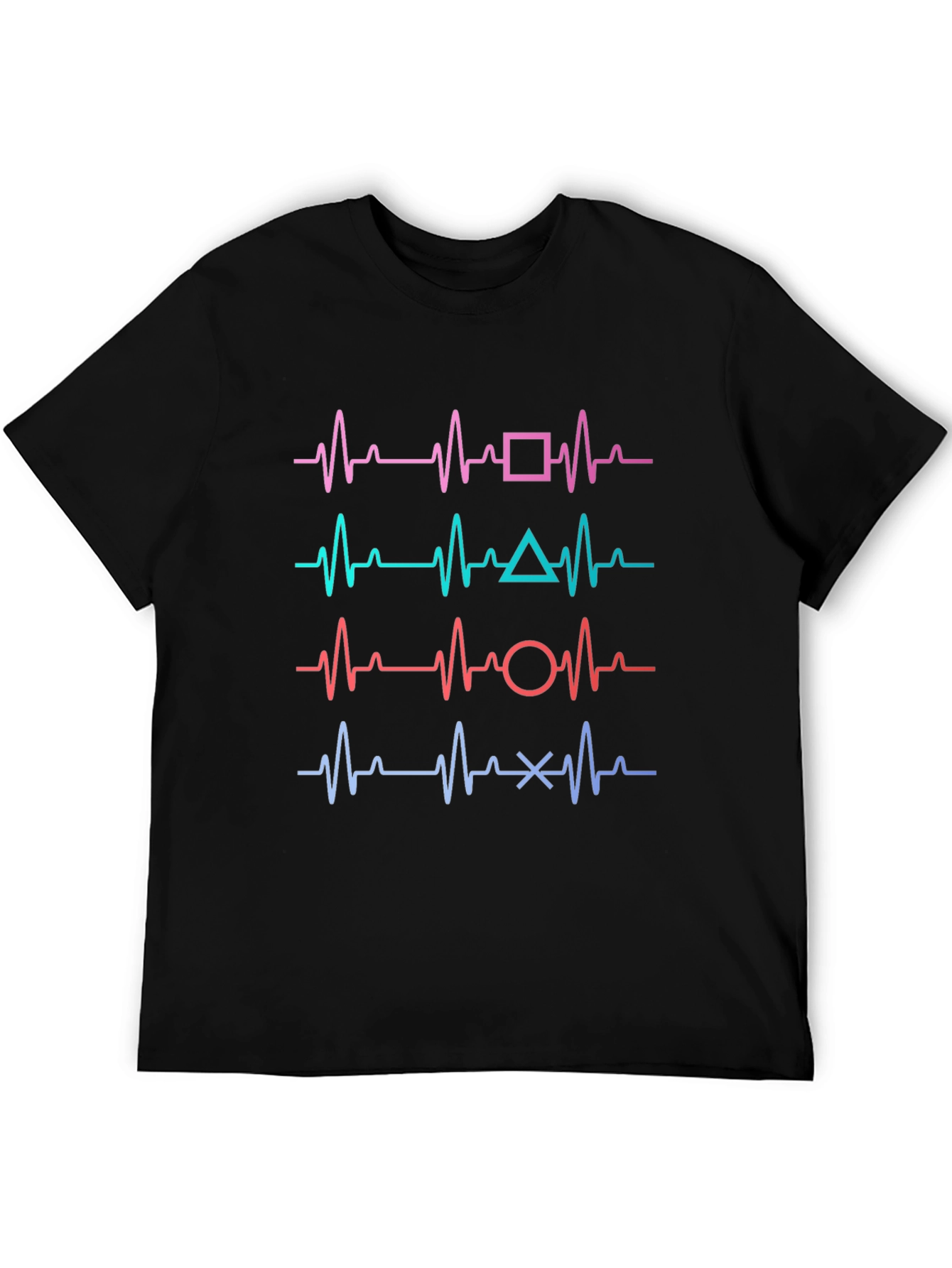 Gaming Heartbeat T-Shirt - Gamer Pulse Tee