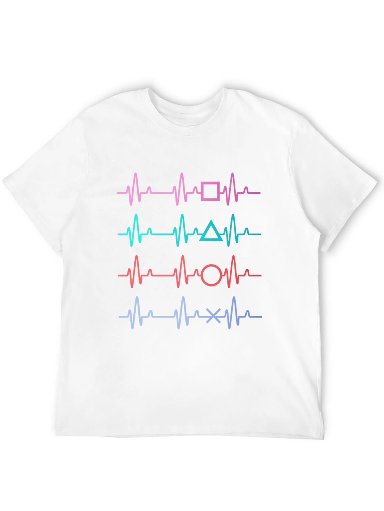 Gaming Heartbeat T-Shirt - Gamer Pulse Tee