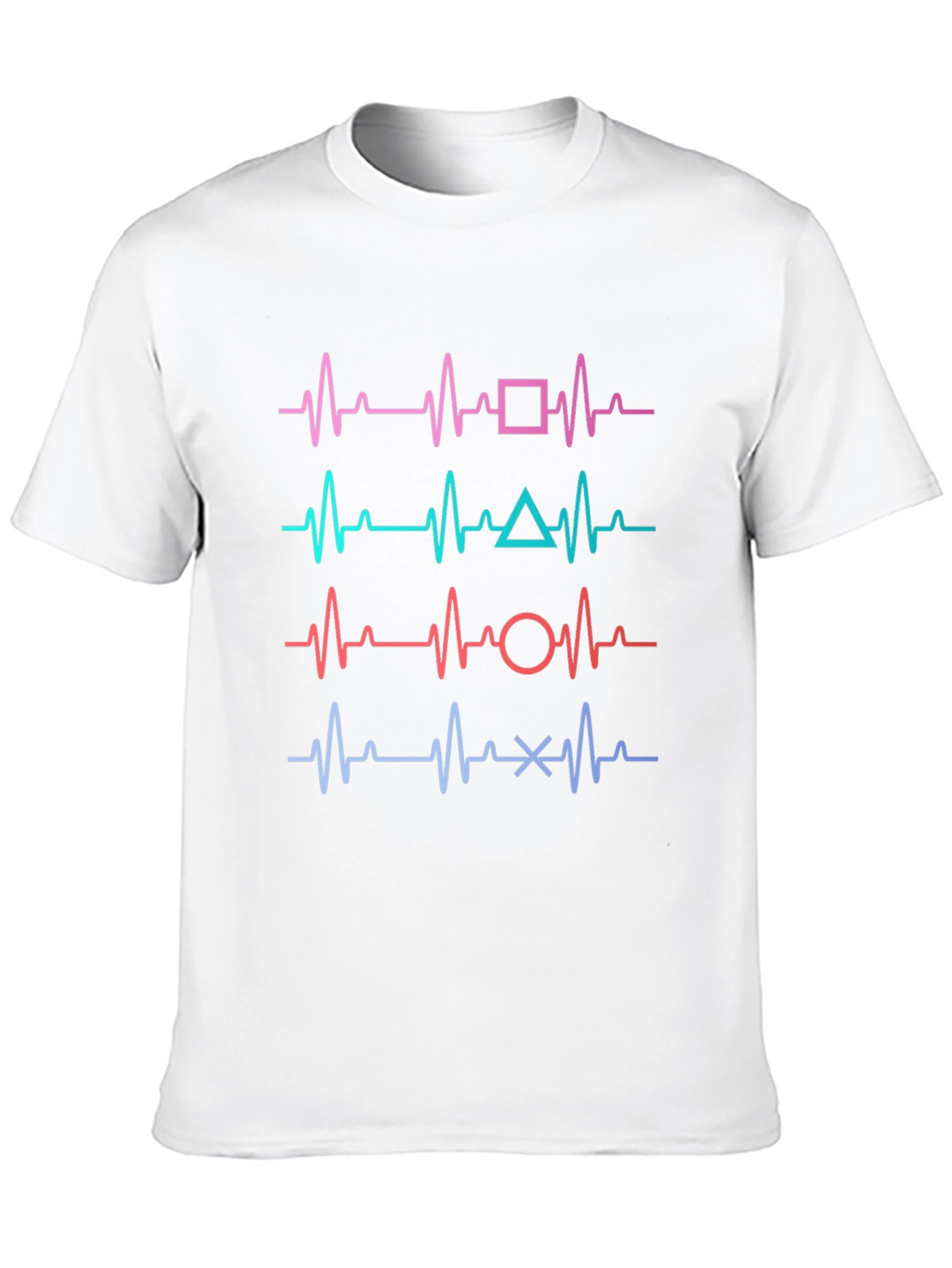 Gaming Heartbeat T-Shirt - Gamer Pulse Tee