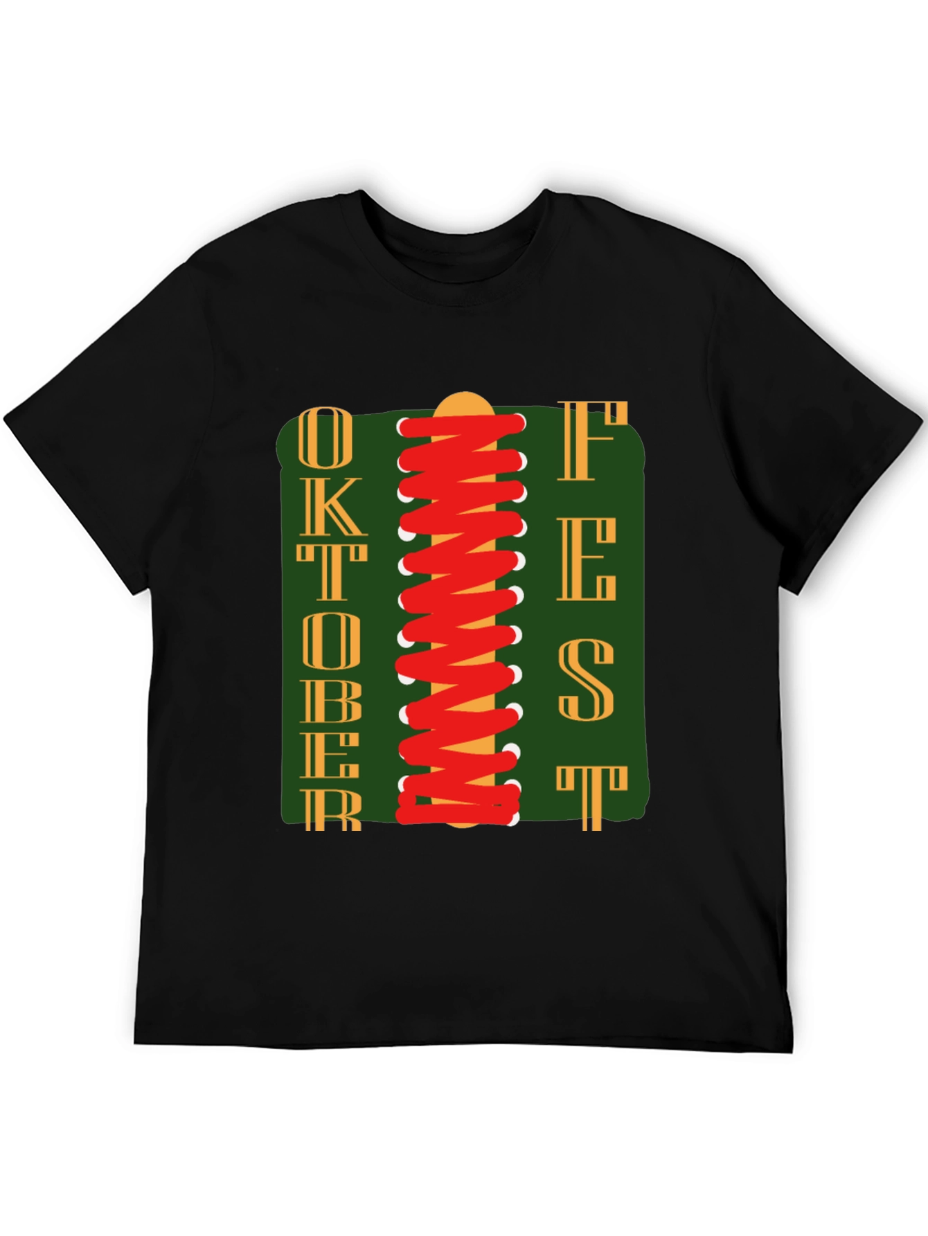 Oktoberfest T-Shirt with Lace-Up Design