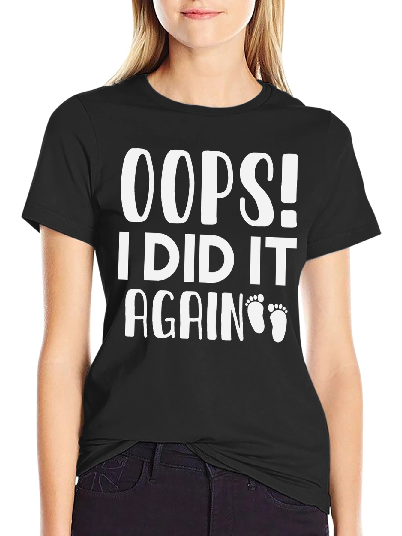 Oops! I Did It Again - Pregnancy Announcement Tee