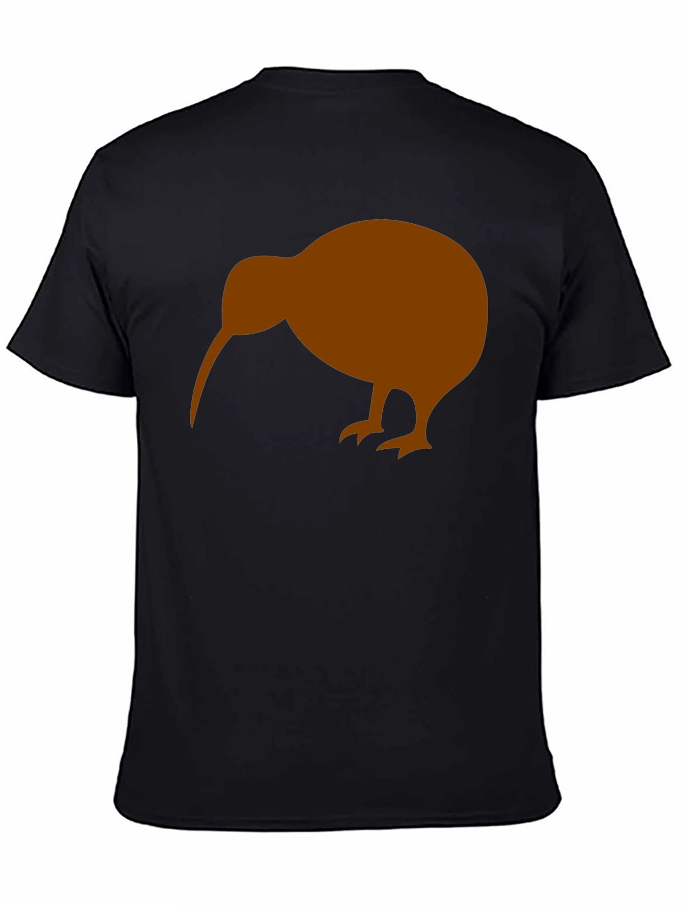 Mens Kiwi Bird Graphic T-Shirt - Black