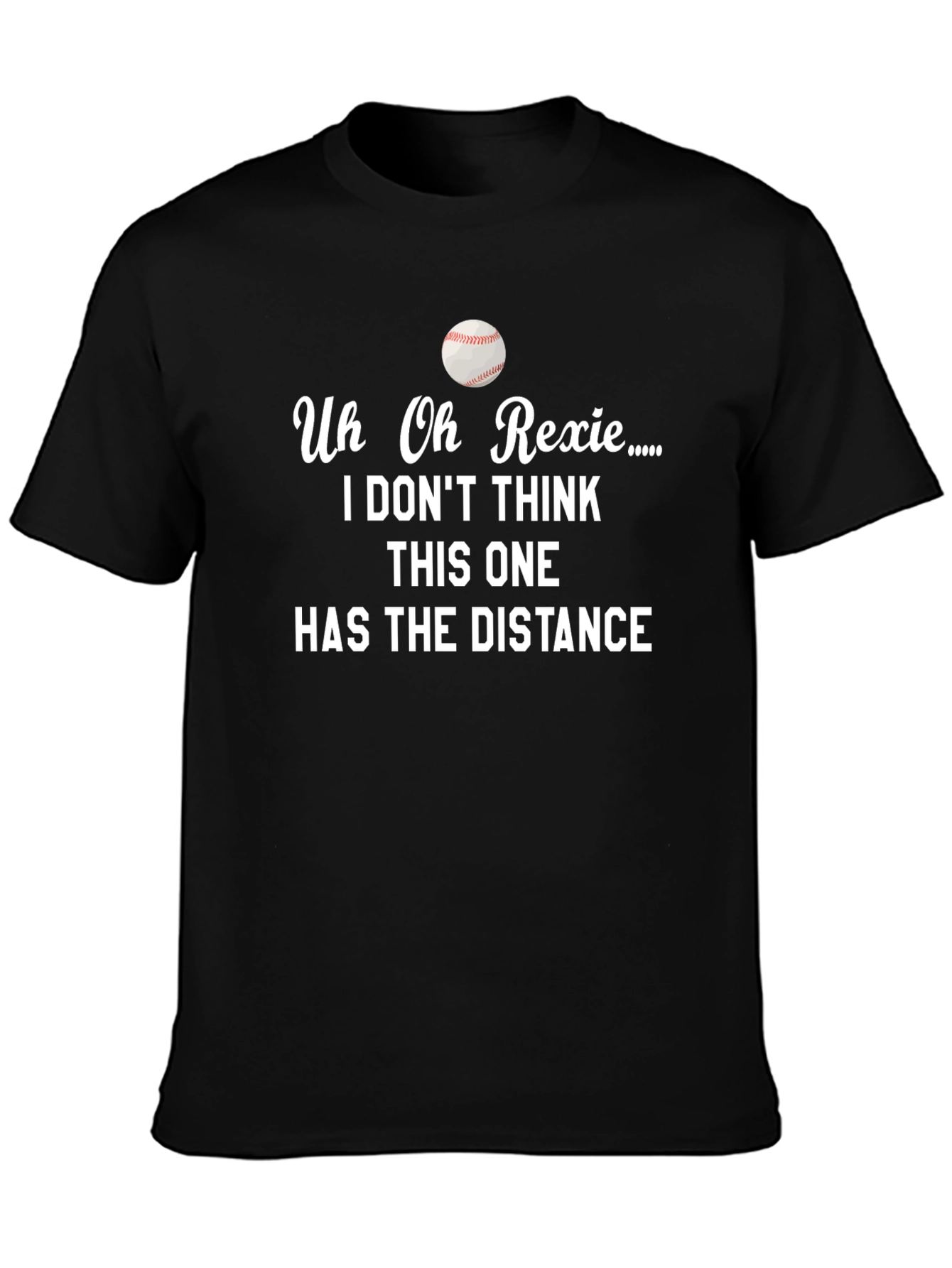 Uh Oh Rexie Baseball Graphic Tee