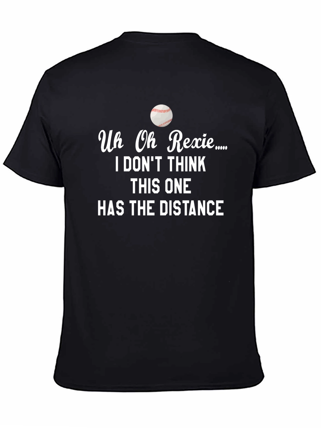 Uh Oh Rexie Baseball Graphic Tee