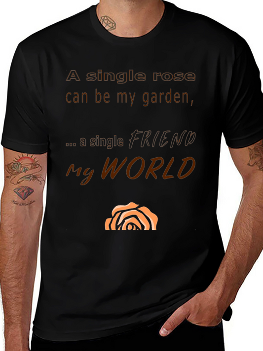 Inspirational Rose Garden Mens T-Shirt