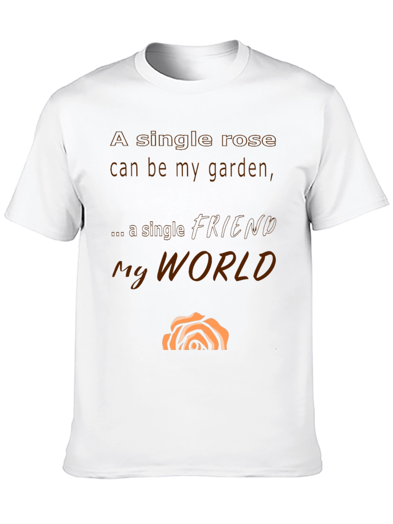 Inspirational Rose Garden Mens T-Shirt