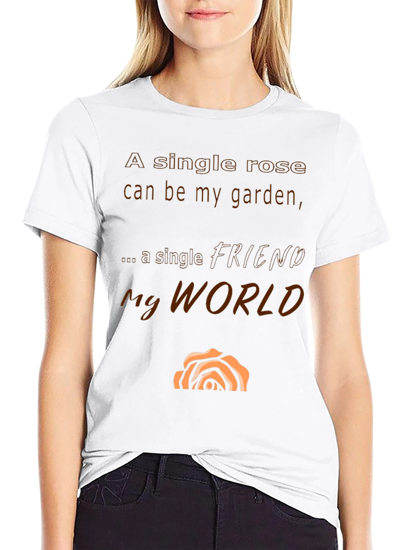 Inspirational Rose Garden Mens T-Shirt