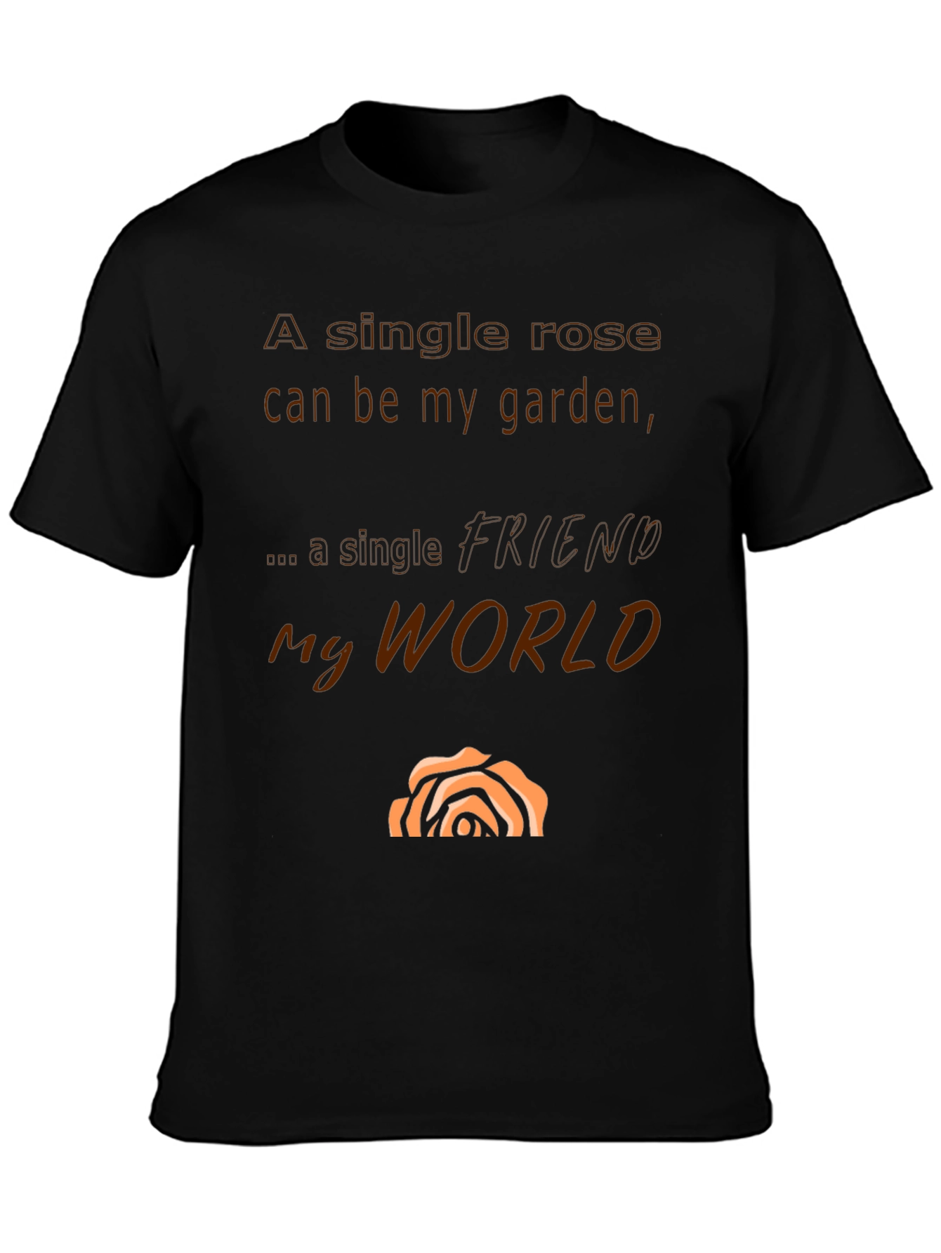 Inspirational Rose Garden Mens T-Shirt