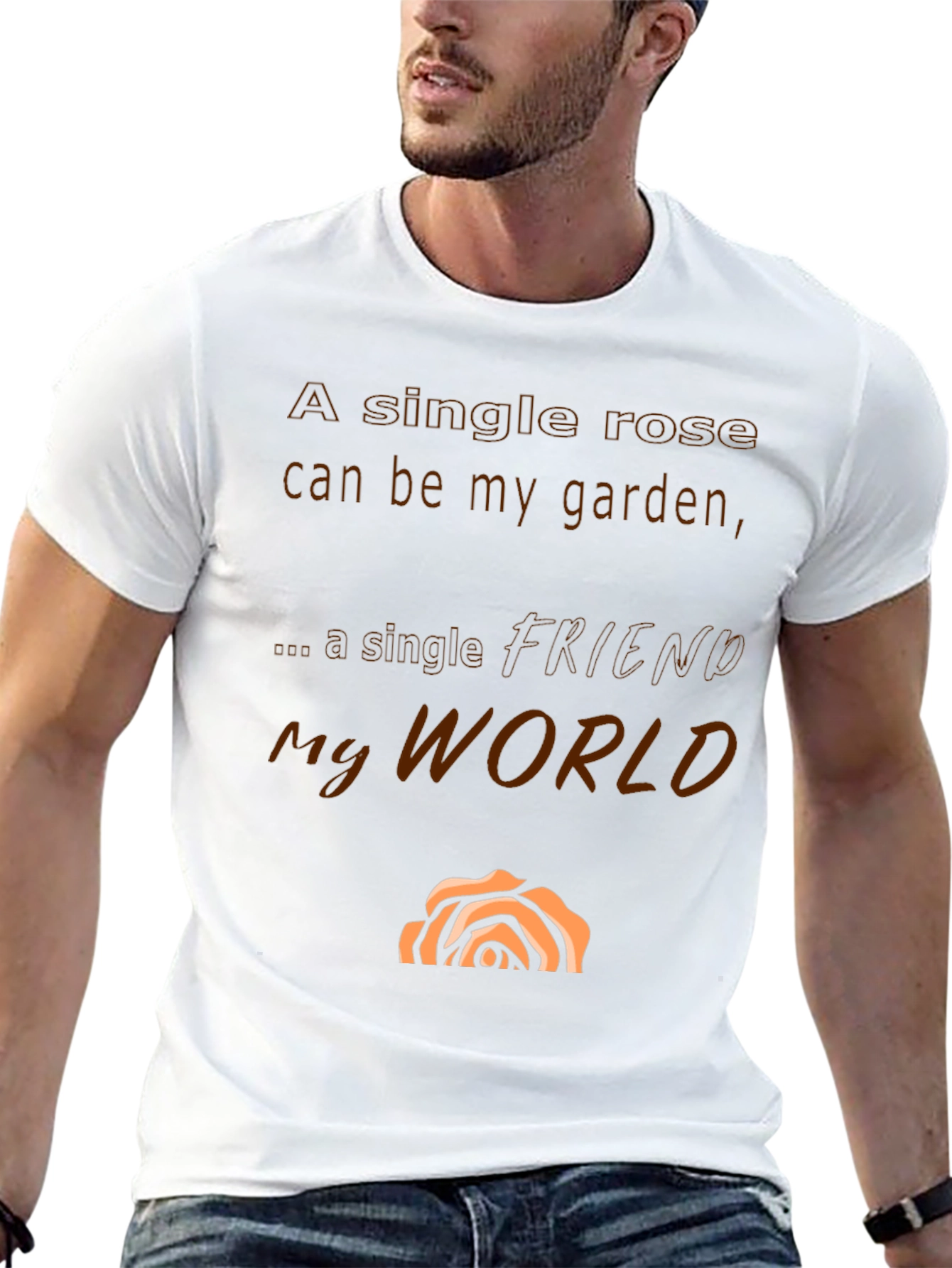 Inspirational Rose Garden Mens T-Shirt