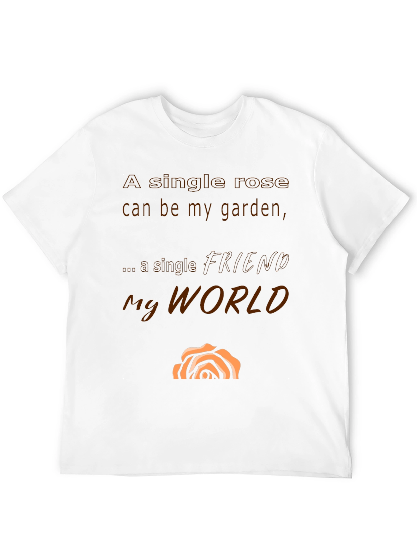 Inspirational Rose Garden Mens T-Shirt