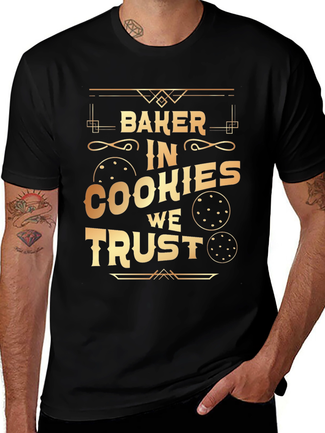 Baker In Cookies We Trust T-Shirt