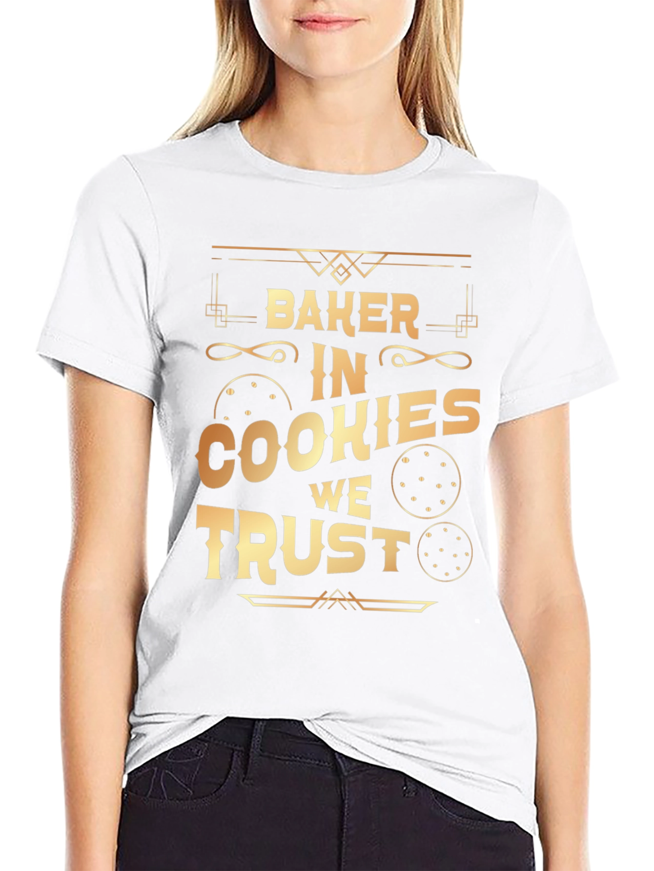 Baker In Cookies We Trust T-Shirt