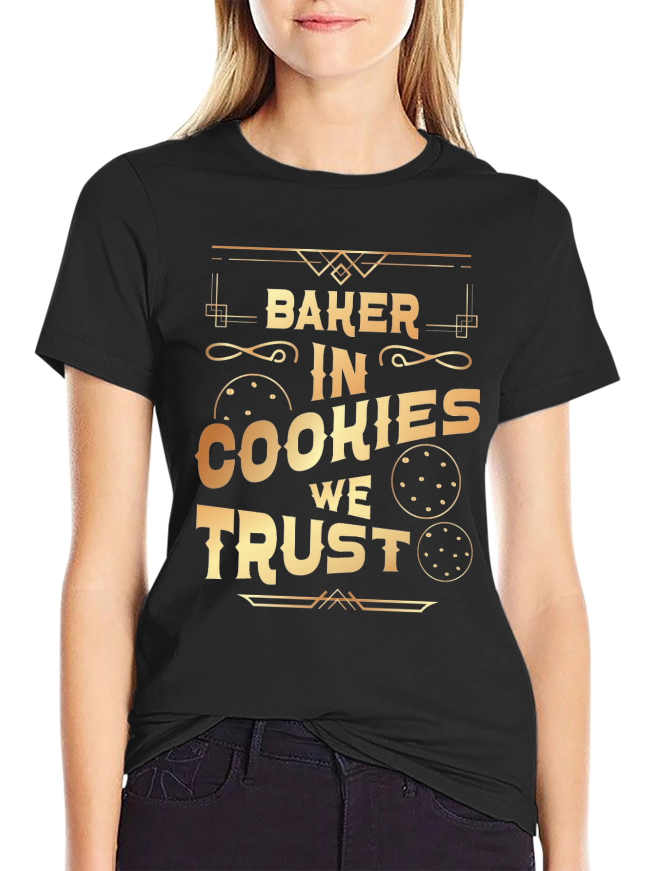 Baker In Cookies We Trust T-Shirt