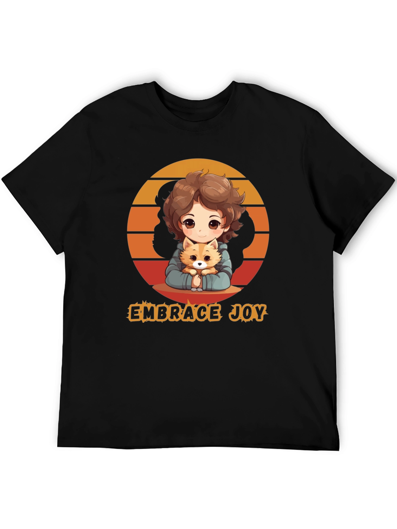 Embrace Joy Anime Graphic T-Shirt
