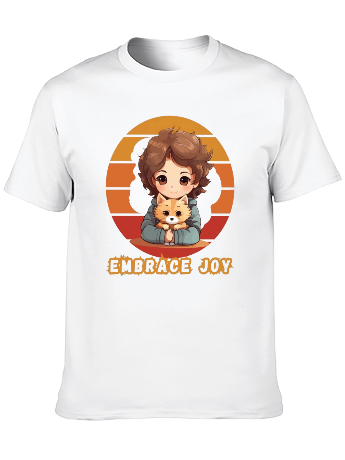 Embrace Joy Anime Graphic T-Shirt