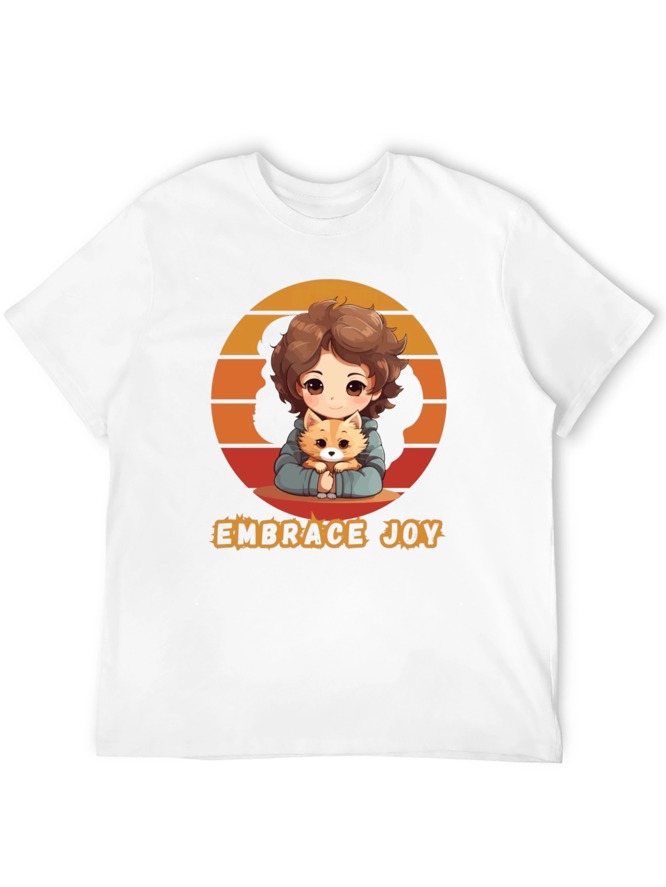 Embrace Joy Anime Graphic T-Shirt