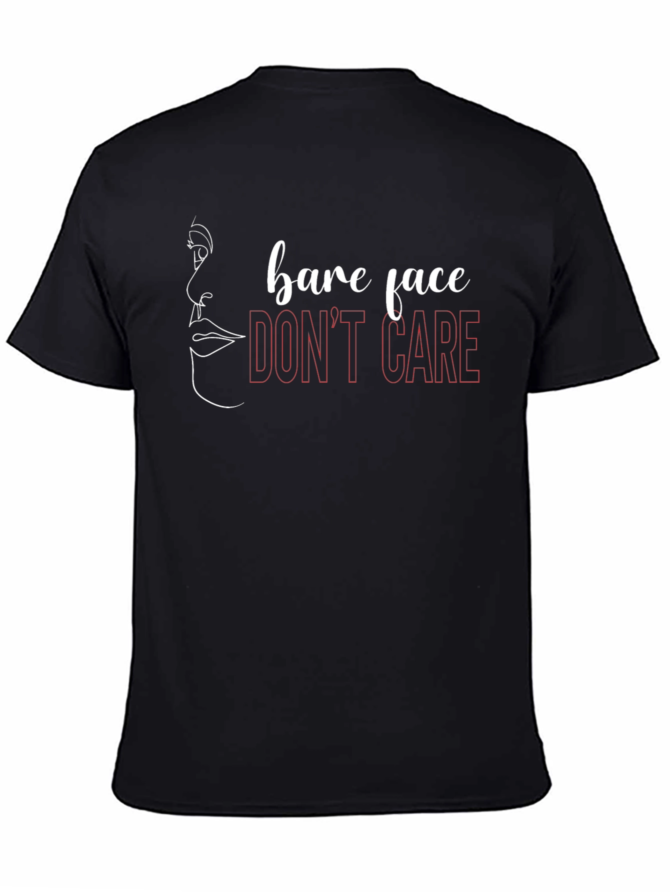 Bare Face Dont Care Graphic Tee
