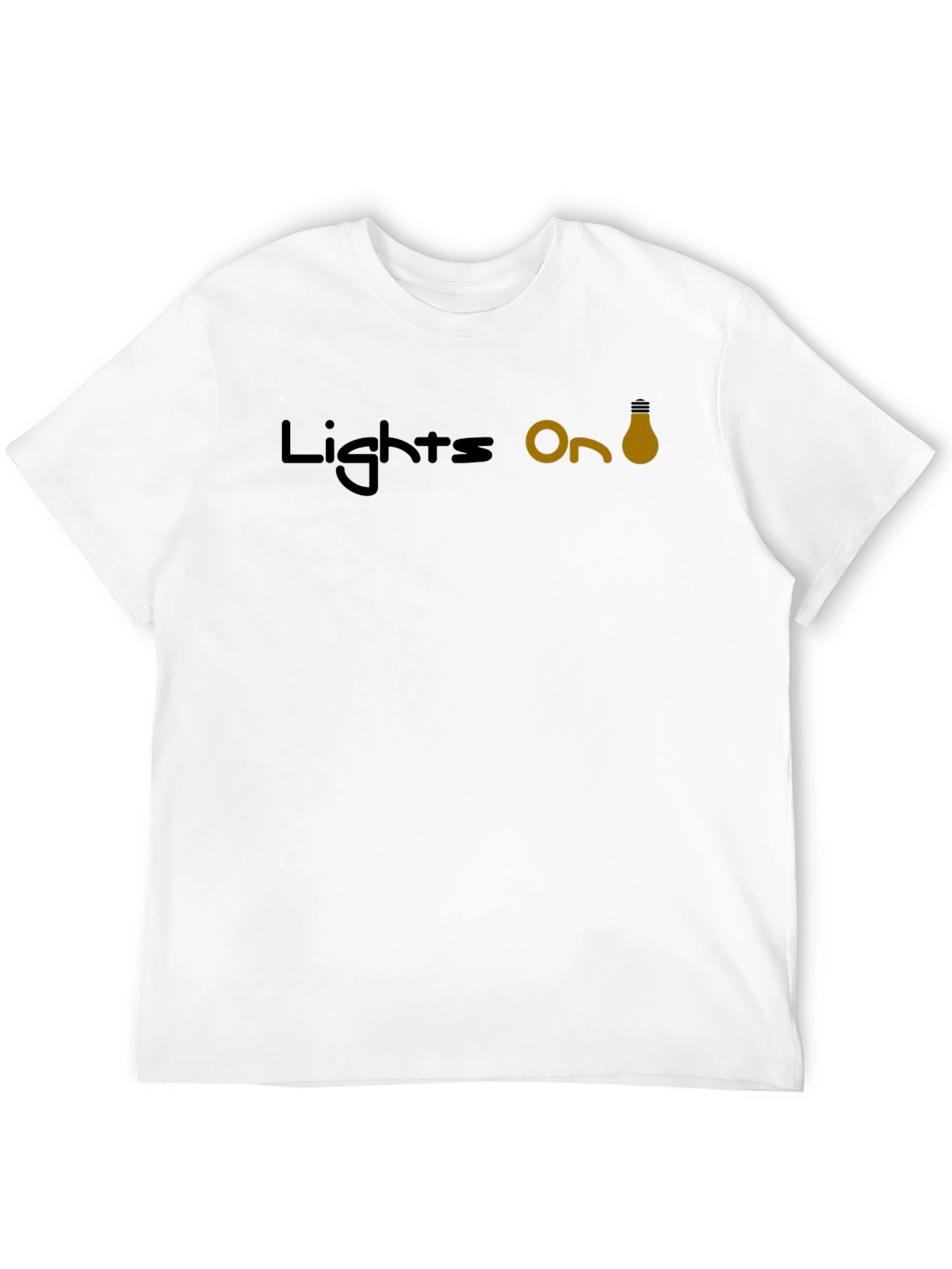 Lights On Graphic T-Shirt - Black